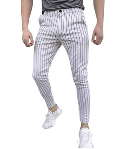 Pantalon habillé d'hiver pour homme, coupe décontractée, 100% coton toile, taille mi-haute, braguette zippée, écologique, personnalisable en gros, service OEM - Product Image 4