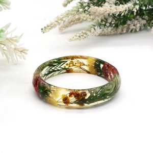 Trendy Vintage New Arrival Wide Edge Acrylic Acetic Acid Geometric Bangle Bracelet Jewelry <b>Gift</b> for Women - Product Image 3