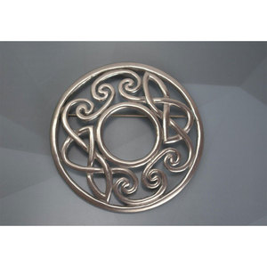 Broche Escocés con Patrón de Nudos Célticos Complejos, Broche Tradicional Vintage con Diseño de Tartán Escocés 2026 - Product Image 2