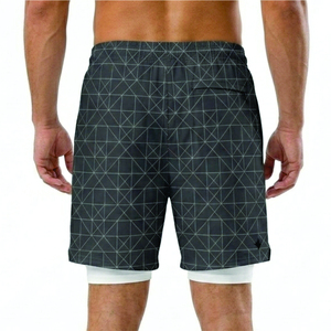 Men's Breathable Sublimated Running Shorts All-Over Print Graphic Design Quick Dry <b>Athletic</b> Shorts for 2026 - Product Image 6