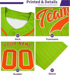 Wholesale Sublimated Softball Jersey Breathable Soft Uniform Sublimation Printed Technique Sports Tournament Jersey - Product Image 4