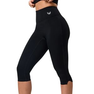 Legging Capri Noir Femme, Collant de Compression Taille Haute Extensible pour Entraînement, Fitness, Yoga, Tenue de Sport et Quotidienne - Product Image 1