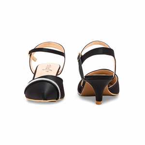 Chaussures plates confortables noires WN5340 Court - Product Image 2