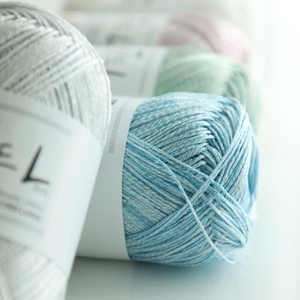 Linea Purecord L Poly Metallic Crochet <b>Yarn</b> for Hand Knitting 70g Ball chunky <b>polyester</b> <b>yarn</b> Hand Knitting <b>Yarn</b> - Product Image 3