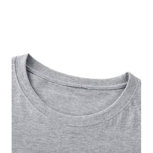 Camiseta de Lujo de Algodón 100% de Alto Gramaje, Tejida, Lisa, con Logo Frontal, Ajuste Holgado, Transpirable, de Secado Rápido, Estilo Urbano Informal - Product Image 4