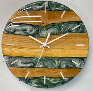 Modern Resin Quartz Wall <b>Clock</b> 8 Inch Needle Display Antique Style Living Room Home Office <b>Battery</b> Powered - Product Image 5
