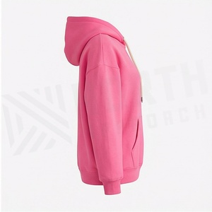 Sweat-shirt à capuche Sherpa pour femme, en coton, décontracté, polaire, pull oversize pour femme, tendance, couleur personnalisable, nouveauté - Product Image 3