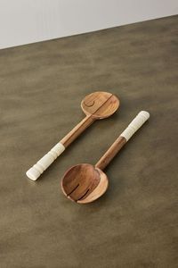 Cuillère à salade de design célèbre avec manche en os, cuillère à salade en bois, cuillère à salade en os, ustensiles à salade à un prix très avantageux et abordable - Product Image 2