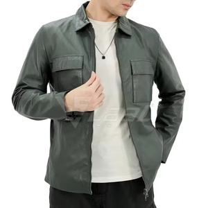 Stylish Winter Outerwear Premium Quality With Comfortable Fit <b>Men</b> <b>Leather</b> <b>Jacket</b> Durable <b>Men</b> <b>Leather</b> <b>Jacket</b> - Product Image 3