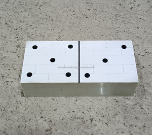 Juego de Dominó Profesional de Resina Hecho a Mano, Caja de Juego Rústica Premium, Ecológico de Alta Calidad - Product Image 5