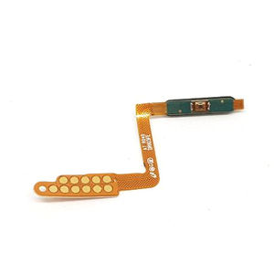 Cable flexible para botón de encendido Samsung Galaxy A7 2018 con sensor de huellas dactilares A750F negro - Product Image 1