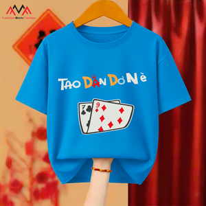 Camiseta de Manga Corta con Cuello Redondo para Hombre FMF, Corte Regular, 65% Algodón + 35% Elastano, Estampado Gráfico, Ropa Casual de Calle y Playa, Azul - Product Image 5