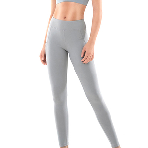 Leggings de sport décontractés respirants taille mi-haute pour femmes, grandes tailles, en polyester et élasthanne, services OEM ODM, leggings pour femmes - Product Image 2
