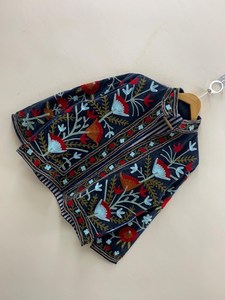 Wholesale <b>Reversible</b> Handmade Suzani Velvet Floral Embroidered Uzbek Chapan Bohemian Long <b>Coat</b> Ethnic Fashion Outerwear - Product Image 3