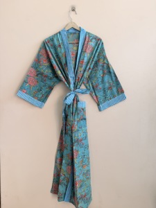 Lote al por mayor de kimonos de algodón con estampado floral para mujer, bata de dormir, ropa de dormir tipo kimono - Product Image 3