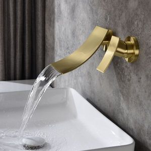 Rubinetto a Cascata da Parete per Bagno, Elegante Rubinetto a Cascata per Lavabo - Product Image 5