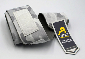Sangles élastiques AERO camouflage rouge très populaires, antidérapantes et très extensibles pour la musculation, l'haltérophilie, les soulevés de terre - Soutien fitness - Product Image 5
