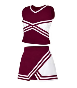 Tenue de Cheerleader à Séchage Rapide pour Femmes et Filles, Ensemble Haut et Jupe Personnalisé, Vêtements d'Équipe Compétitifs, OEM - Product Image 3