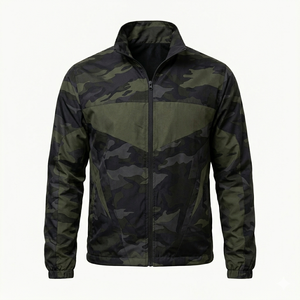Conjunto Deportivo de Camuflaje Premium para Hombre, Impresión por Sublimación, Poliéster de Secado Rápido, Chaqueta y Pantalones Casuales de Otoño con Cuello Alto - Product Image 2