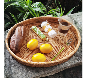 Bandeja de Almacenamiento y Servicio de Frutas, Té y Café, Hecha a Mano, Clásica, para el Hogar, Utensilios de Cocina, a un Precio Razonable - Product Image 1