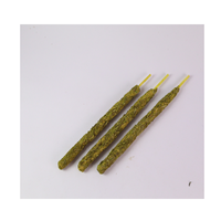 Diffuseur d'aromathérapie à base de plantes en gros fournit des bâtons d'encens de feuille de romarin de 6 pouces avec des supports de bâton en bambou
