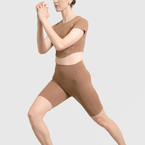 DREAMCATCHER ENTERPRISES Active Fit Compression <b>Shorts</b> for <b>Women</b> High Waist Skinny Fit Nylon Spandex Quick Dry - Product Image 4
