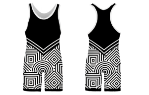 ชุดนักมวยปล้ำ ชุดยกน้ำหนัก ชุดยูนิฟอร์มนักมวยปล้ำแบบมาตรฐานสำหรับทุกเพศ น้ำหนักเบา ระบายอากาศได้ดี ยืดหยุ่นได้ - Product Image 6