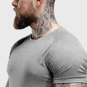 Camiseta Lisa de Cuello Redondo para Hombre, 100% Algodón, Manga Corta, Transpirable, Corte Regular, Ropa Personalizada, Directo de Fábrica, Premium - Product Image 5
