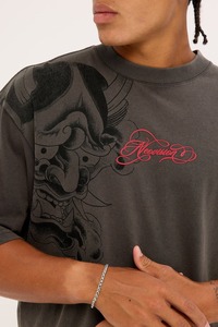 Hot Sale Men Drop Shoulder Boxy Graphic Tee Oversized Short Sleeve Breathable Cotton Casual Daily Wear Loose Top top mens - Product Image 3