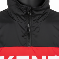 Veste coupe-vent à blocs de couleur imprimés sur mesure, veste de sport légère, imperméable, à séchage rapide, respirante, vêtements de sport unisexes OEM