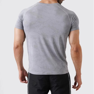 เสื้อยืดออกกำลังกายผู้ชาย แขนสั้น ผ้าเนื้อยืด ระบายอากาศดี เหมาะสำหรับฟิตเนส เพาะกาย และออกกำลังกายทั่วไป - Product Image 6