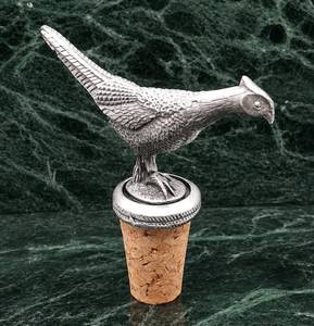 Bouchon de bouteille de vin réutilisable en forme d'oiseau sculpté à la main avec bouchon en liège, accessoires de décoration de bar écologiques de qualité alimentaire - Product Image 5