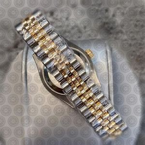 Charm Jewellis Montre à quartz analogique ronde incrustée de diamants pour femme, bracelet en acier inoxydable, fermoir pliant de 36 mm - Product Image 3