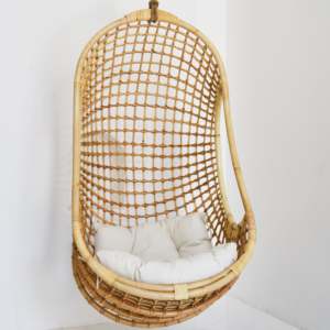 Outdoor <b>egg</b> chair comfort design for relaxation natural rattan swing hanging chairs wholesale - Product Image 4