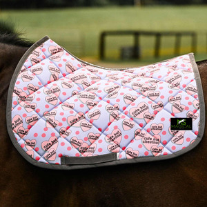 Tapis de selle pour chevaux de haute qualité, sublimation, excellente qualité, prix de gros, confort pour l'équitation, utilisation polyvalente. - Product Image 6