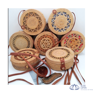 Sac fourre-tout en rotin tressé vintage, léger, grande capacité, pour femme, idéal pour la plage, les voyages et le shopping – NOUVEAUTÉ TENDANCE - Product Image 1