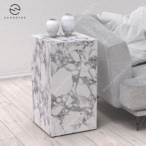 Modern Marble Coffee <b>Table</b> Minimalist Design Living Room Furniture Durable <b>Stone</b> <b>Top</b> Rectangle Shape Home Decor - Product Image 5