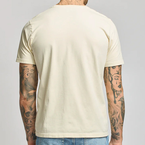 T-shirts personnalisés brodés pour hommes, en coton délavé, coupe oversize, avec impression en relief, style vintage décontracté et lourd - Product Image 4