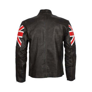 Blouson en cuir PU décontracté pour homme 2026 – Veste de mode slim à manches longues en cuir pour moto – Vêtements pour homme – OEM disponible - Product Image 2