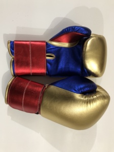 Guantes de Boxeo de Cuero Vacuno con Logotipo Personalizado, Guantes Profesionales de Entrenamiento y Sparring para Gimnasio, Kickboxing, MMA, Venta al Por Mayor Directa - Product Image 1