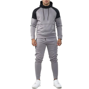 Ensemble de survêtement à capuche pour homme, délavé à l'acide, color block, style streetwear automne, vente en gros, vêtements de sport personnalisés 2026 - Product Image 6