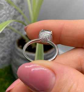 Topacio Azul Cielo Natural, Certificado por IGI, Diseño Vintage, Plata de Ley 925, Hecho a Mano, Sin Níquel, Joyería Fina para Mujer - Product Image 3