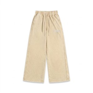 Pantalones Deportivos Extra Grandes para Hombre, Personalizados, 320 GSM, 100% Algodón, Lavado Vintage, con Logotipo Impreso, Estilo Urbano - Product Image 4