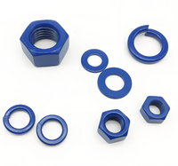 PTFE Coated Stud Bolt, B7 Alloy Steel Teflon B8 Stainless Steel Threaded Rod for Petrochemical Industry
