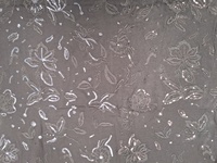 Tissu brodé de paillettes noir haut de gamme en jersey, motif floral, travail au fil, paillettes scintillantes, extensible, accessoires de mariage