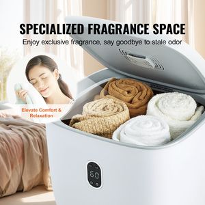 25L grande schermo a LED riscaldatore elettrico automatico chiuso asciugamano scaldabagno 2 modalità di riscaldamento 20/40/60/90 Min per bagno Spa - Product Image 6