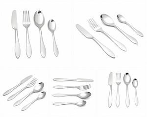 Ensemble de couverts de qualité alimentaire fantaisie pour mariages ensemble de couverts en acier inoxydable 304 ensemble de couverts de luxe vaisselle royale couverts de créateur - Product Image 6