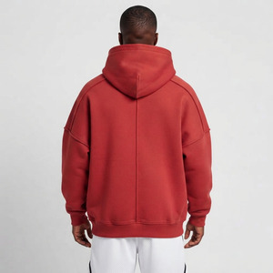 Sweats à capuche personnalisés pour hommes, 100% coton, poids lourd, impression personnalisée, sweats à capuche oversize streetwear pour hommes - Product Image 4