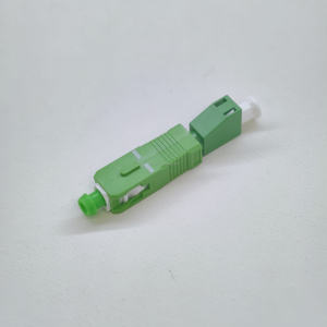 Adaptador Híbrido de Fibra Óptica Monomodo SC/APC Macho a LC/APC Hembra con Carcasa FTTH, Adaptador Óptico - Product Image 3