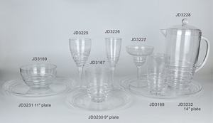 Vente en gros de gobelets en plastique vintage de 20 oz, rose, à motifs tourbillonnés, résistants aux chocs, pour les fêtes, les restaurants, l'usage domestique - Product Image 5